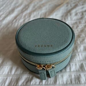 Sézane Sage Green Jewelry Case